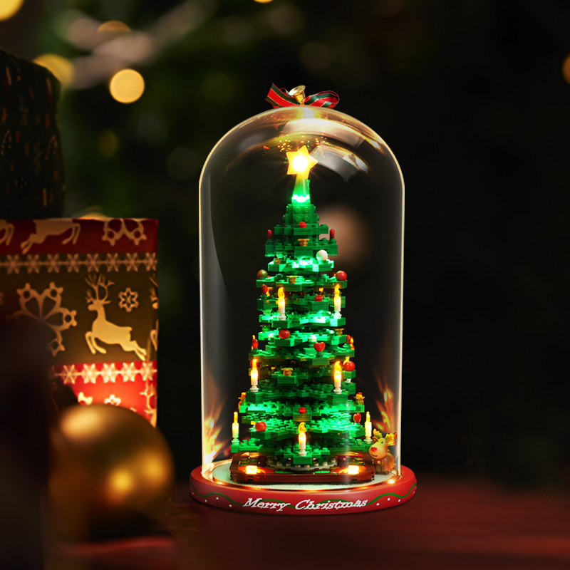 圣诞树玻璃罩(图1)